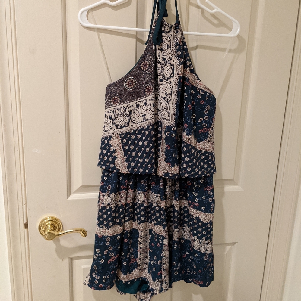Abbeline halter jumpsuit, size L.